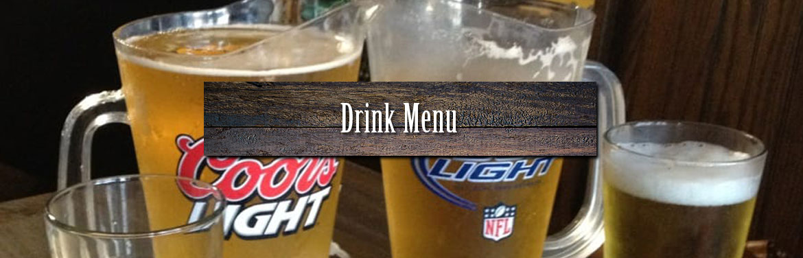 drink menu banner